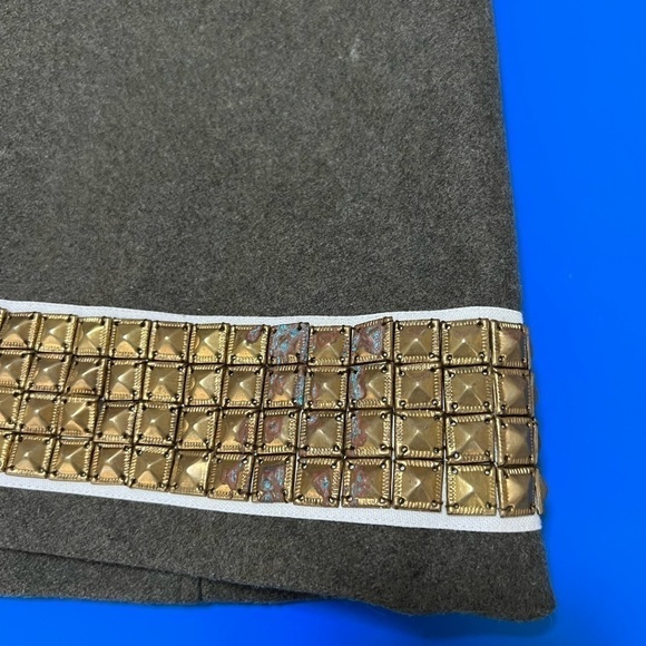 Gryphon Wool Green Shin Length Coat. Size XL. Great Condition. - Picture 11 of 11